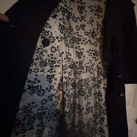 GUESS Vintage Women's Elegant Black Trench Coat - Picture 6 of 8